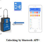 GPS GSM Electronic Bluetooth Padlock Logistic Supply Chain 4500mAh