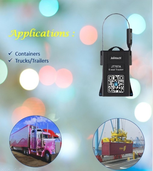 JT707A Container GPS Electronic Cable Seal Tracking Device Reusable