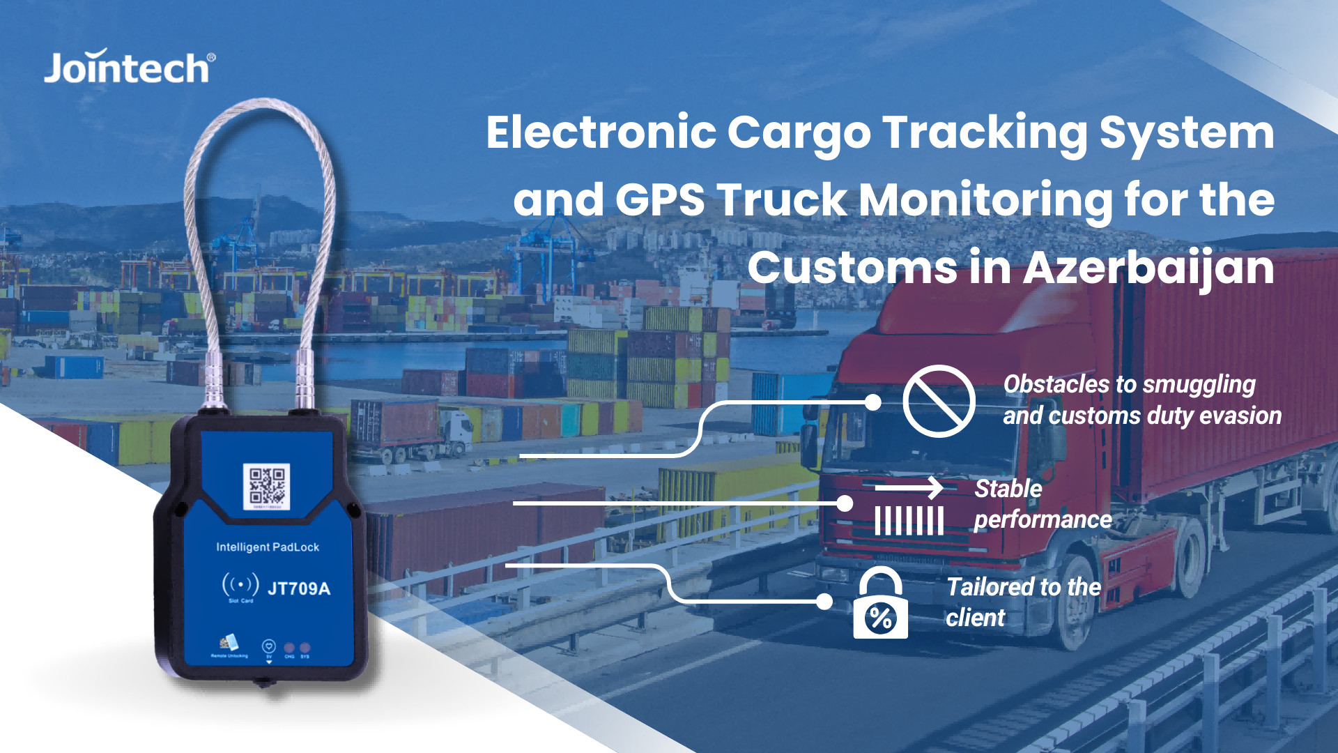 Latest company case about Electronic Cargo Tracking System And GPS Truck Monitoring for The Customs in Azerbaijan