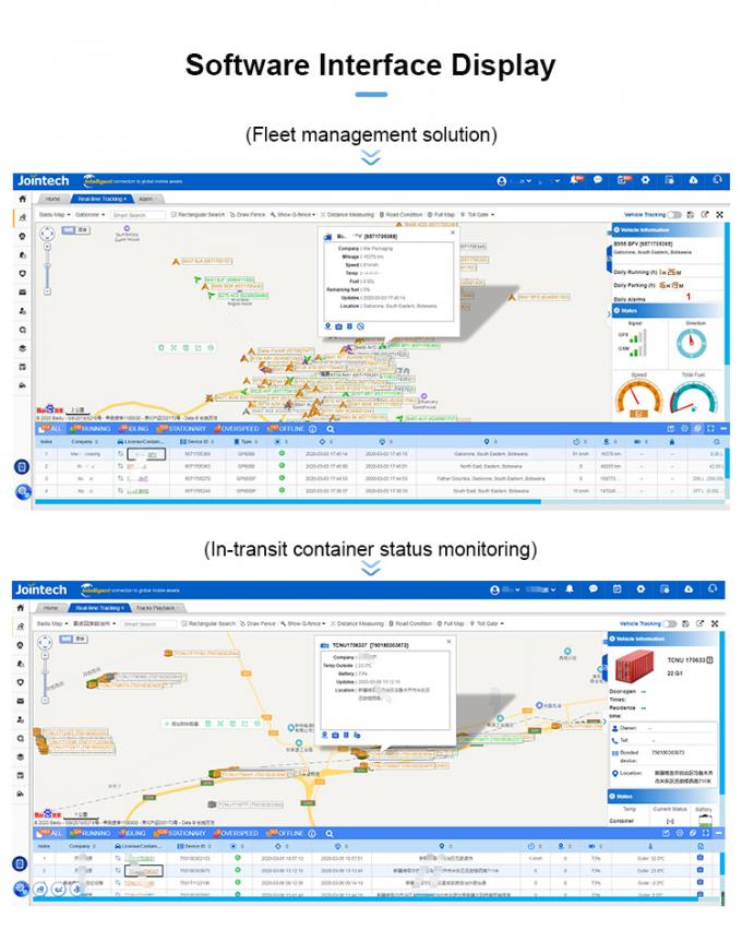 Jointech 20000 Units GPS Fleet Management Software For Car Location