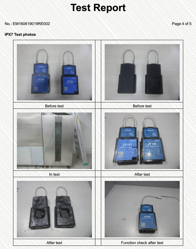 JT701T 4G GSM GPS Tracker Lock Cold Chain Temperature Monitoring Devices 19