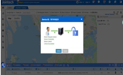 JT701T 4G GSM GPS Tracker Lock Cold Chain Temperature Monitoring Devices 3