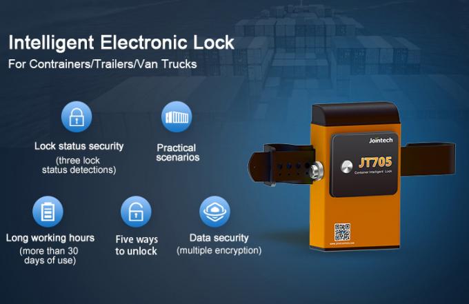 Smarter JT705A Container Asset Logistic GPS Lock Container Cargo GPS ...