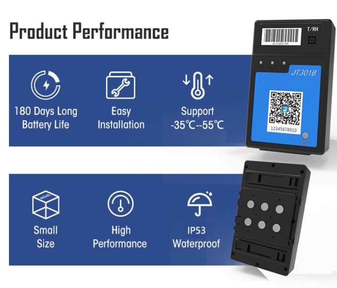 JT301B 4G Real Time Vehicle GPS Tracking Device Cold Chain Reefer ...