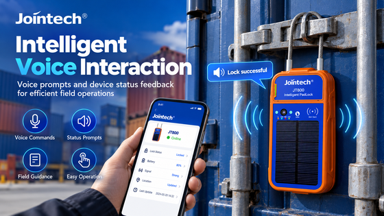 JT800 Intelligent Electronic Lock with Voice Interaction and Multiple Unlocking Methods