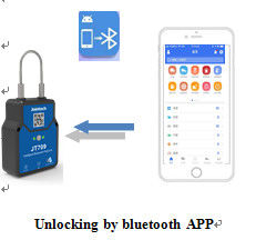 Customized Logo SMS RFID GPS Container Padlock Satellite 4500mAh