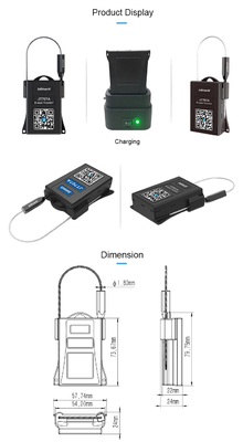 waterproof IP67 E Seal For Container Logistic GPS Electronic Container Lock