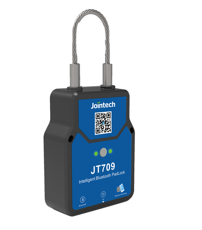 Bluetooth LoRa GPS Tracking Padlock Valve Lock 4500mAh Industrial Plastic
