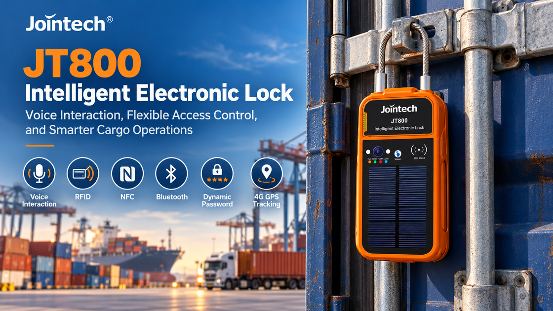 JT800 Intelligent Electronic Lock with Voice Interaction and Multiple Unlocking Methods