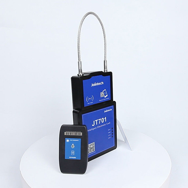 IOT BT Container GPS Electronic Lock 15600mAh With Temp Monitoring  Devices