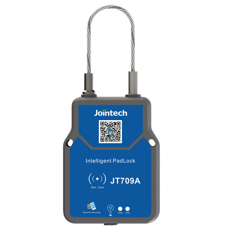 ISO9001 SMS RFID Gps Tracking Padlock IP67 4500mAh Waterproof GPS Container Lock